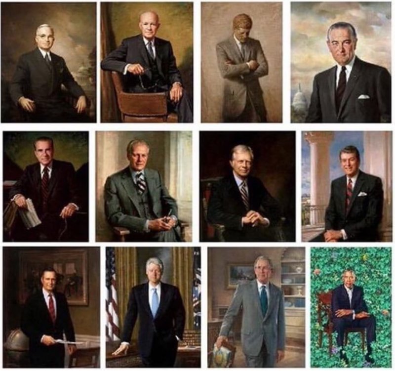 official presidential portraits