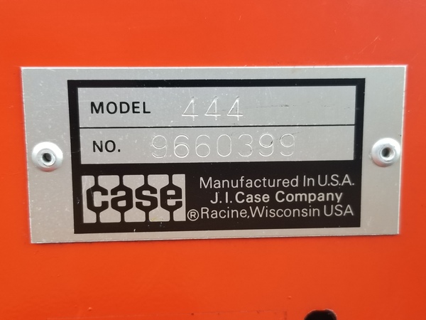10) 1972 Case 444 Demonstrator G.T. - 10