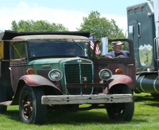 1) International C35 Dump Truck Cover