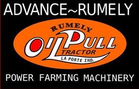 Photo of Anvanced-Rumely Tractor Sign