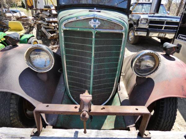 a) 1935 International C-30 Dump Truck