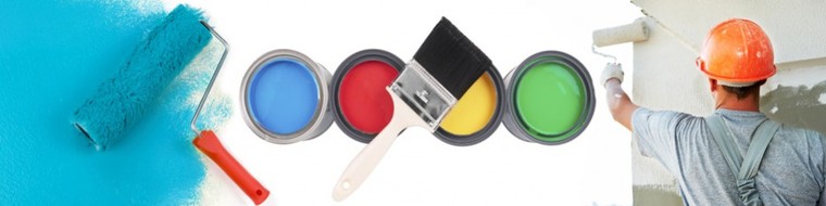 Image of Paint Cans, Painter Painting Banner
