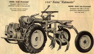 Photo of Bolens 1947 RideMaster Tractor