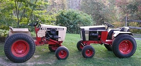 Photo of  Two Case 444 Garden Tractors