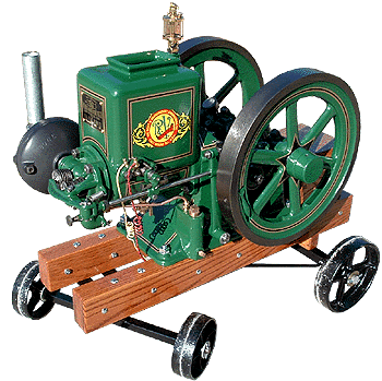 Photo of Hit & Miss Engine On Cart