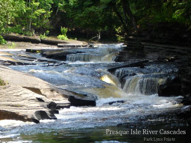 Cascades on Presque Isle River in the Porcupine Mountains